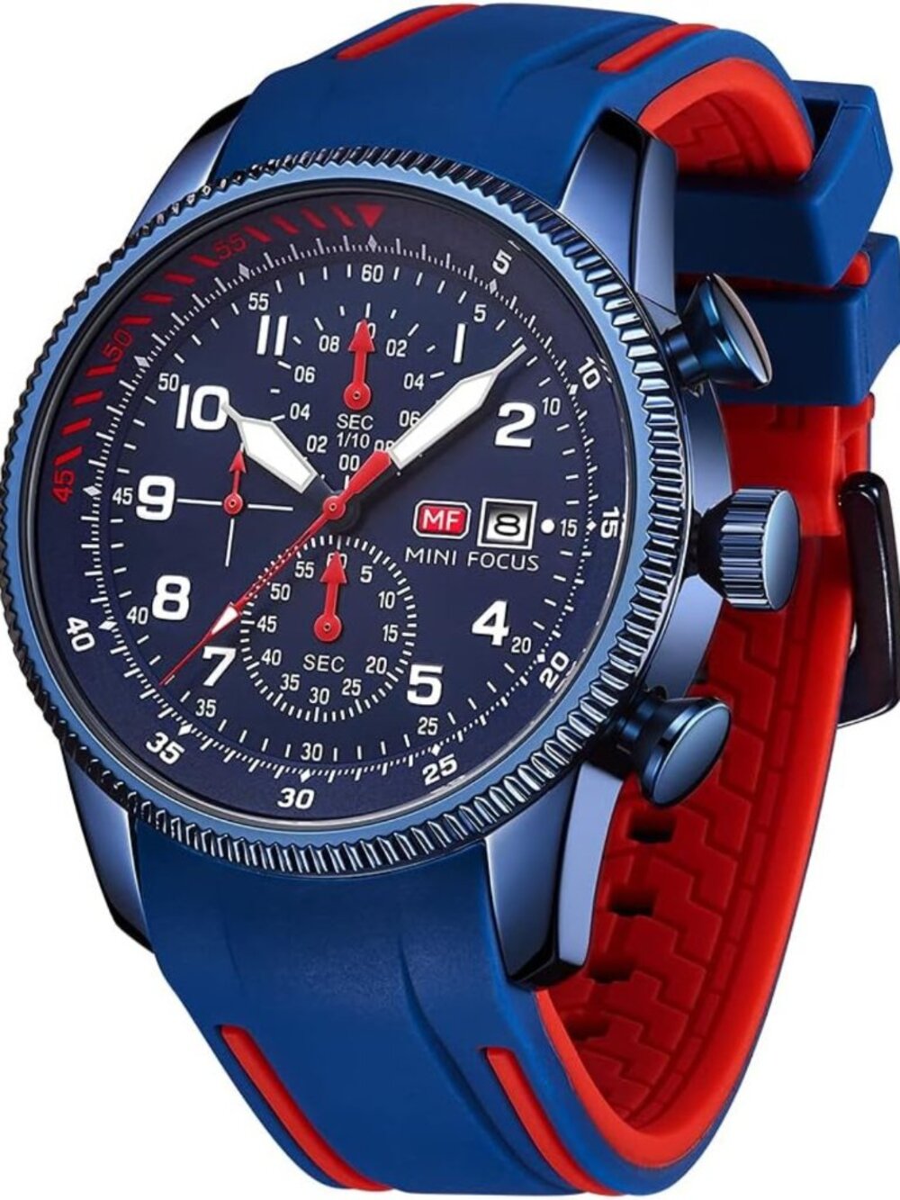 Stylish Men's Aviator Watch - Chronograph, Waterproof, Luminous, Calendar